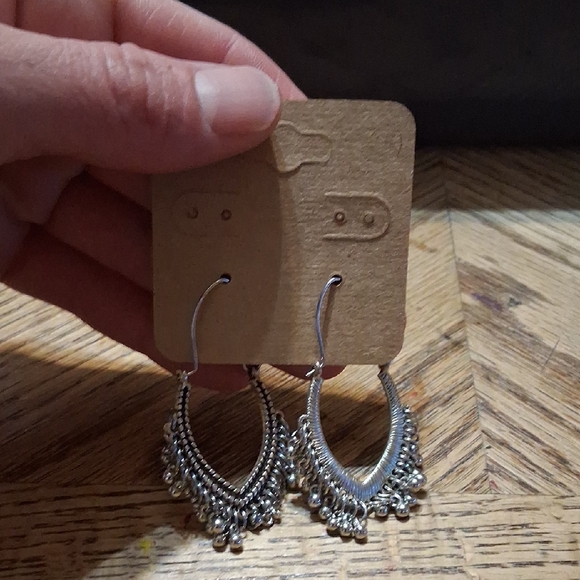 Hand Crafted Jewelry - Vintage Style Tibetan Tibet Dangle Drop Hook Earrings